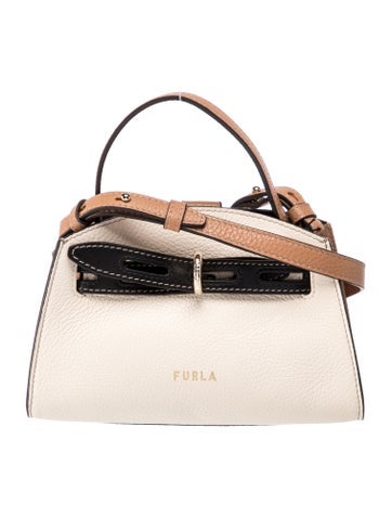 Furla Leather Top Handle Bag