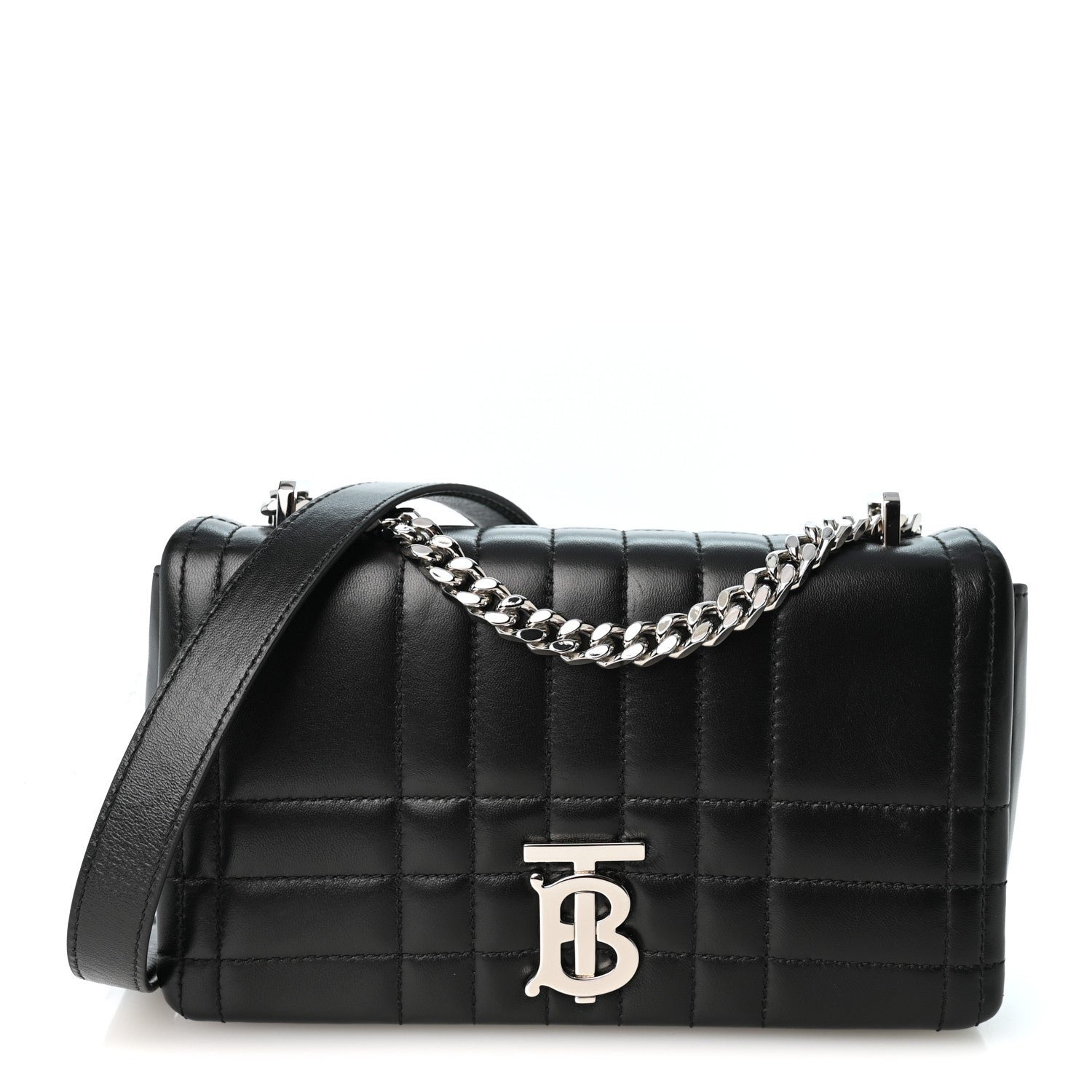 Burberry Lambskin Quilted Small Lola Bag Black