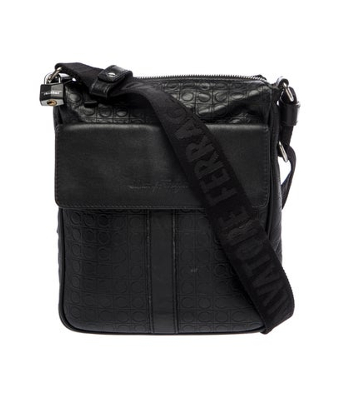 Salvatore Ferragamo Ferragamo Leather Messenger Bag