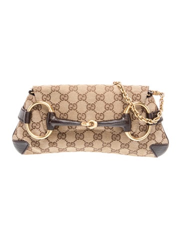 GG Canvas Horsebit Chain