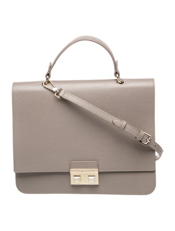Leather Top Handle Bag