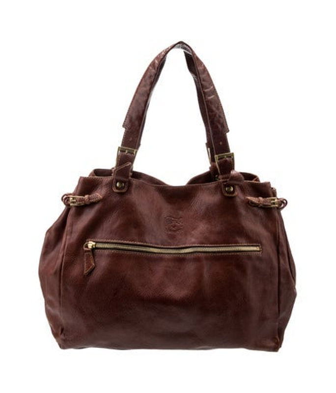 Il Bisonte Bisonte Leather Shoulder Bag