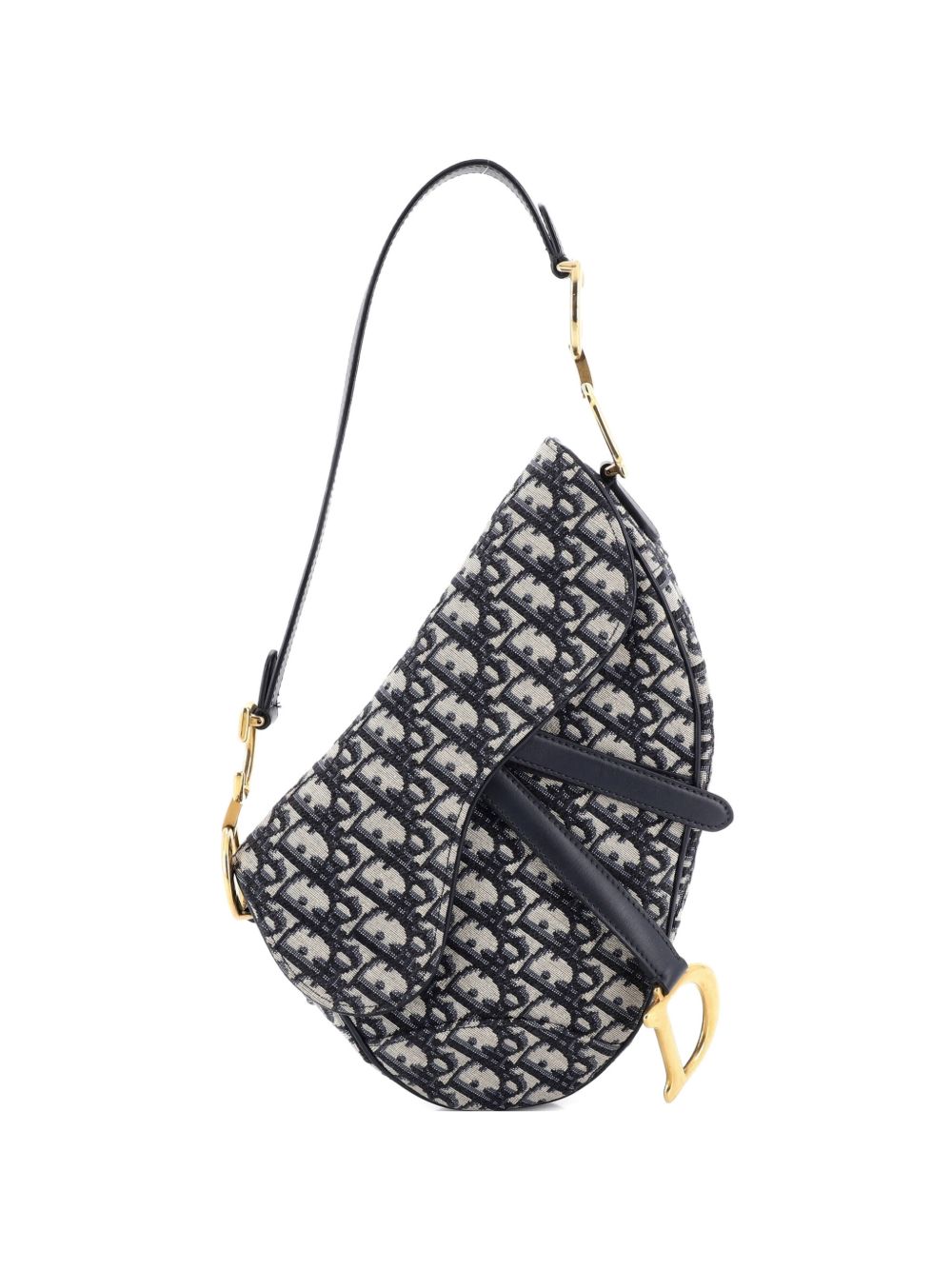 Dior Saddle Handbag Oblique Canvas Medium shoulder bag
