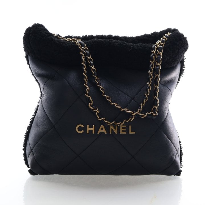 Chanel Small Shearling 22 Hobo