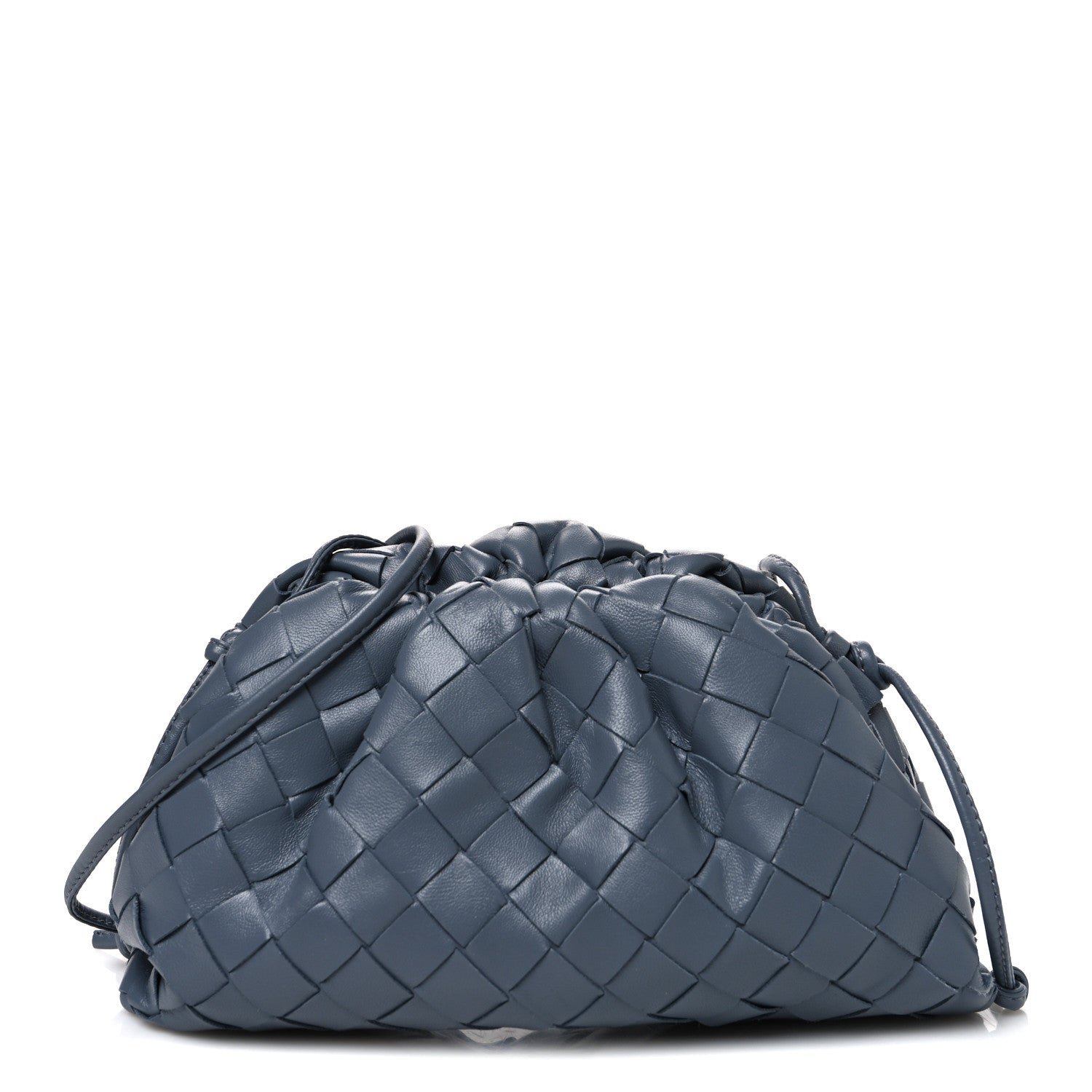 Bottega Veneta Nappa Intrecciato The Mini Pouch Thunder