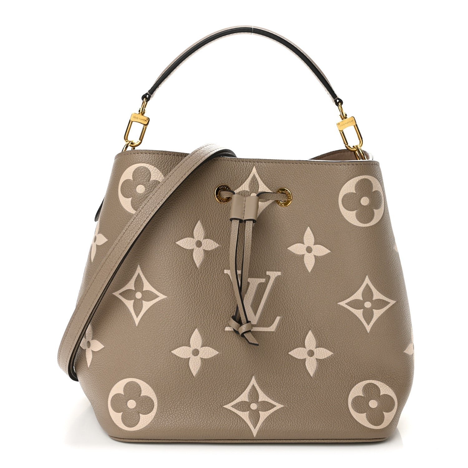 Louis Vuitton Empreinte Monogram Giant Neonoe MM Tourterelle Creme