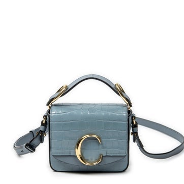 Chloe Leather Mini C Crossbody null