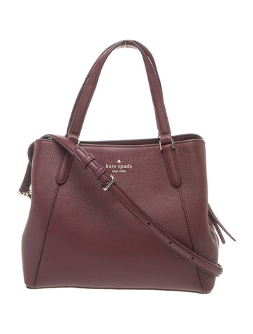 Leather Top Handle Bag