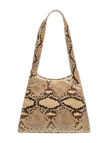 Judith Leiber Snakeskin Top Handle Bag