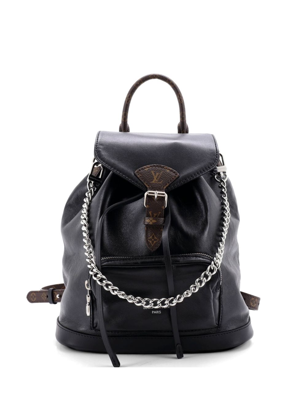 Louis Vuitton Montsouris Vibe Leather with Monogram Canvas PM backpack