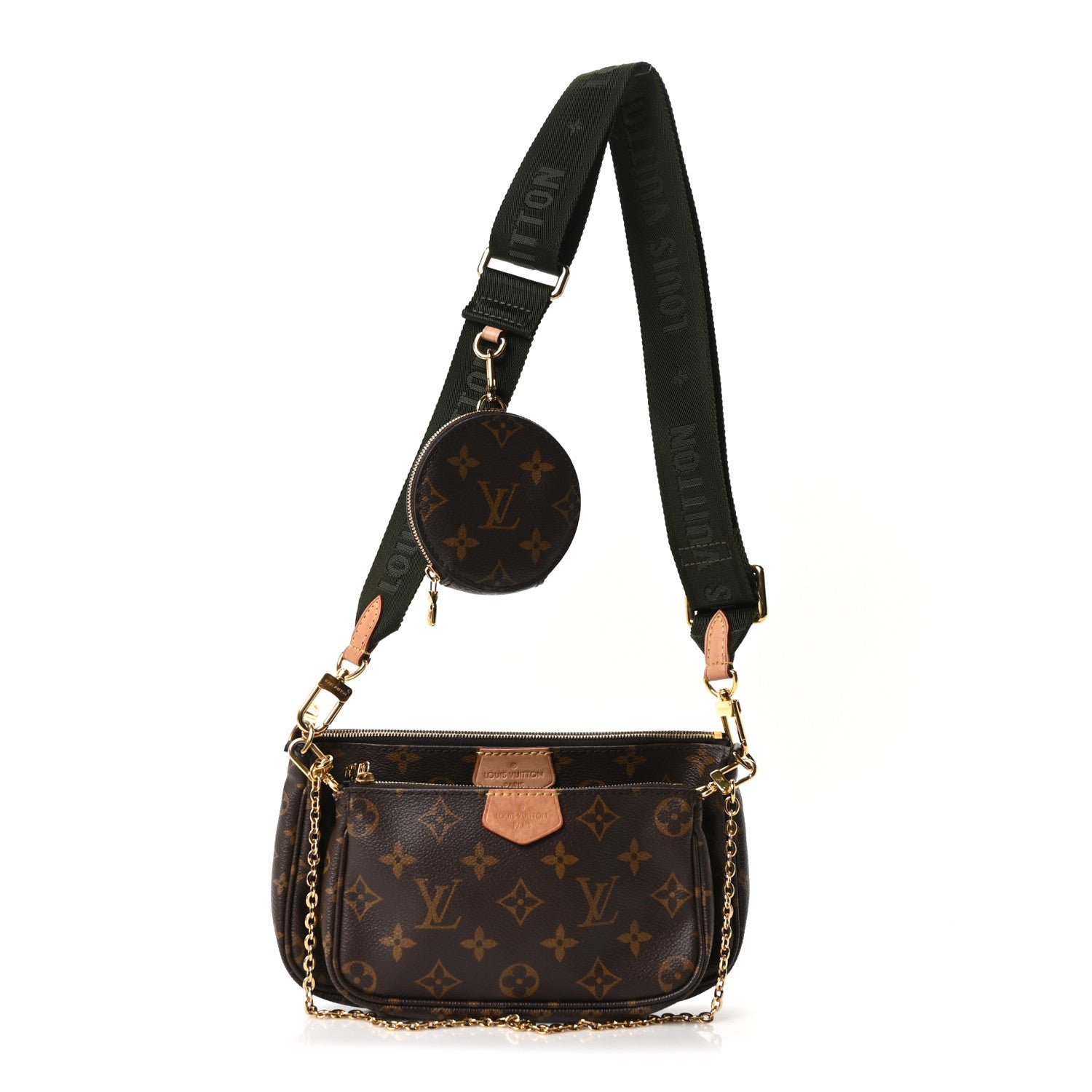 Louis Vuitton Monogram Multi Pochette Accessories Kaki