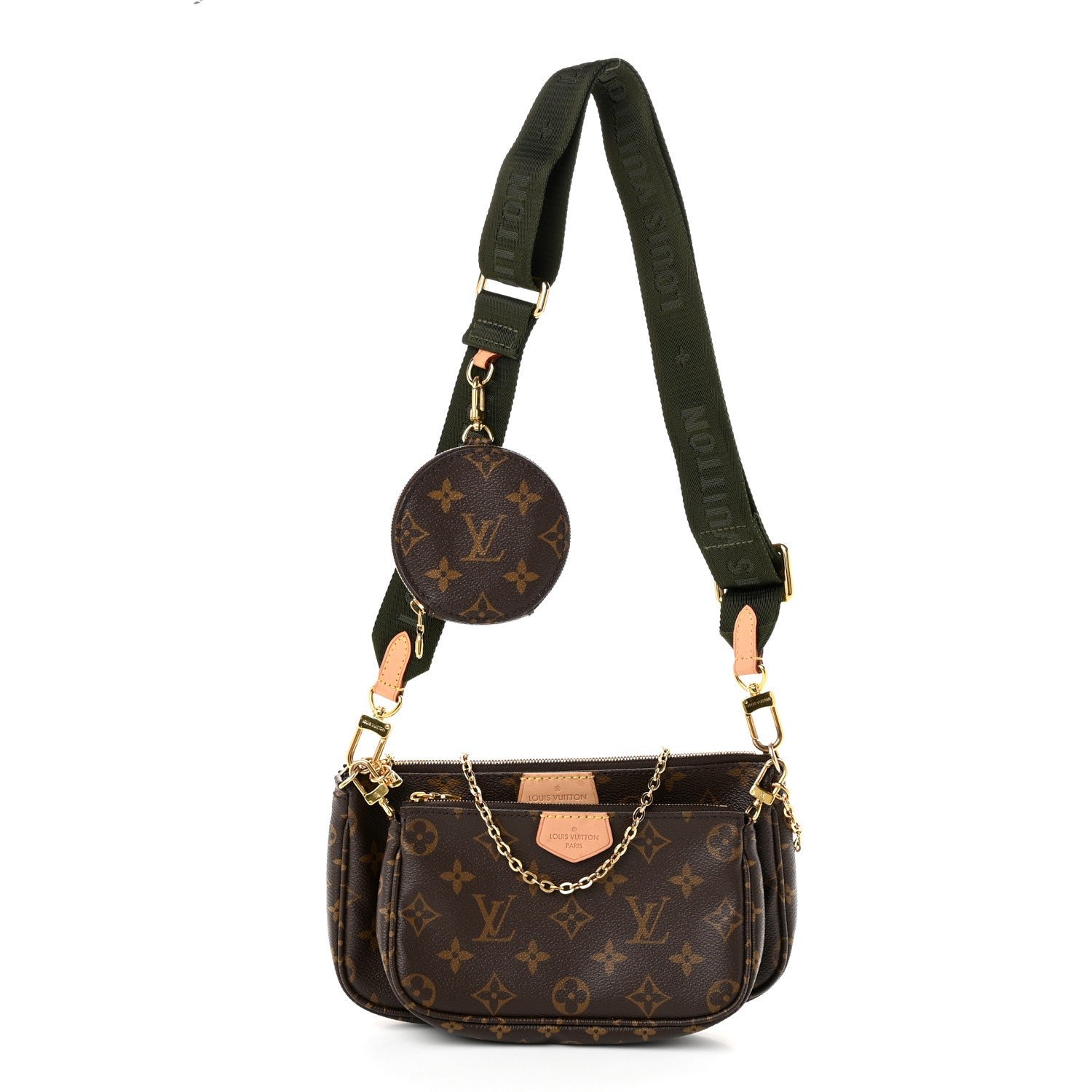Louis Vuitton Monogram Multi Pochette Accessories Kaki