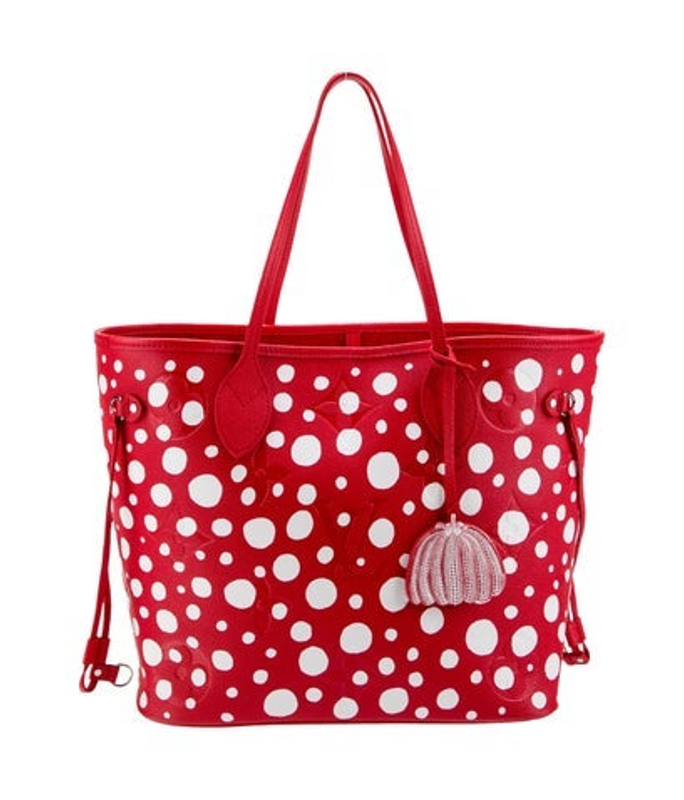 Louis Vuitton Vuitton Monogram Giant X Yayoi Kusama Neverfull Mm Tote Bag Mm W Tags
