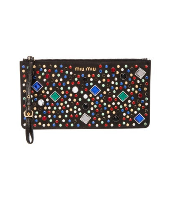 Miu Miu Miu Leather Clutch
