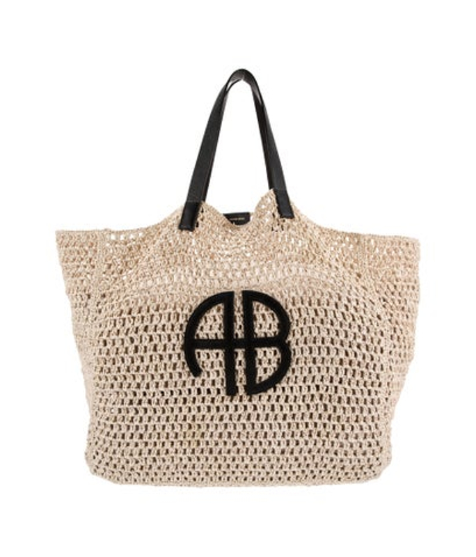 Anine Bing Bing Raffia Minaudiere