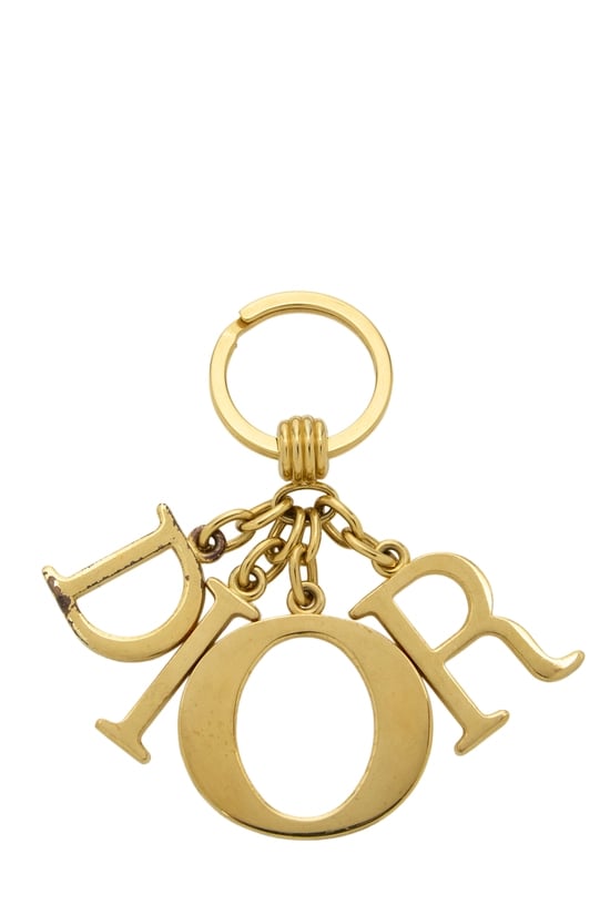 Gold Logo Bag Charm