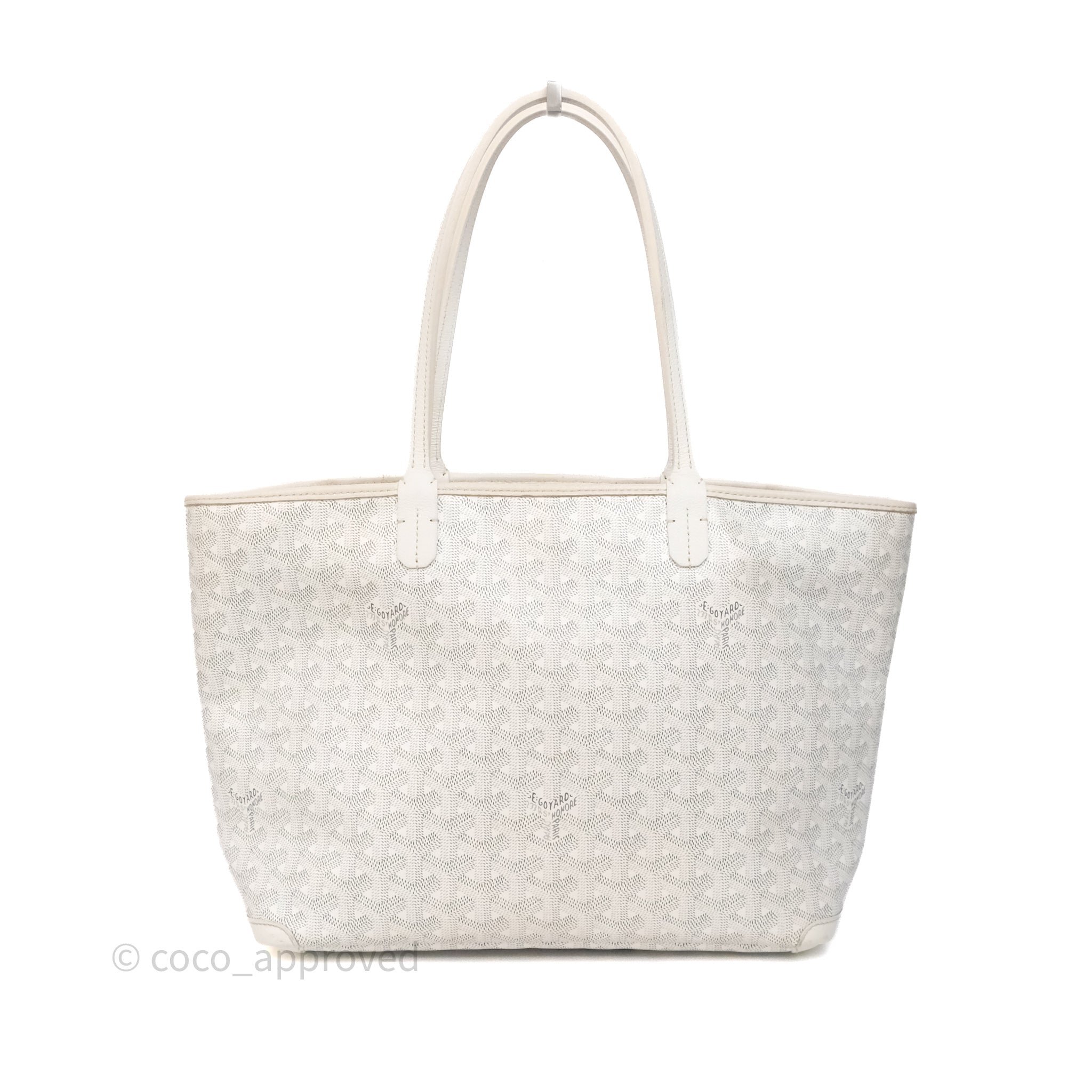 Goyard Artois Goyardine Canvas PM⁣⁣⁣⁣⁣⁣⁣⁣⁣⁣⁣⁣⁣⁣⁣⁣⁣⁣⁣⁣ White