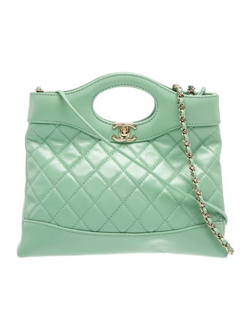 Shiny Quilted Mini 31 Shopping Bag