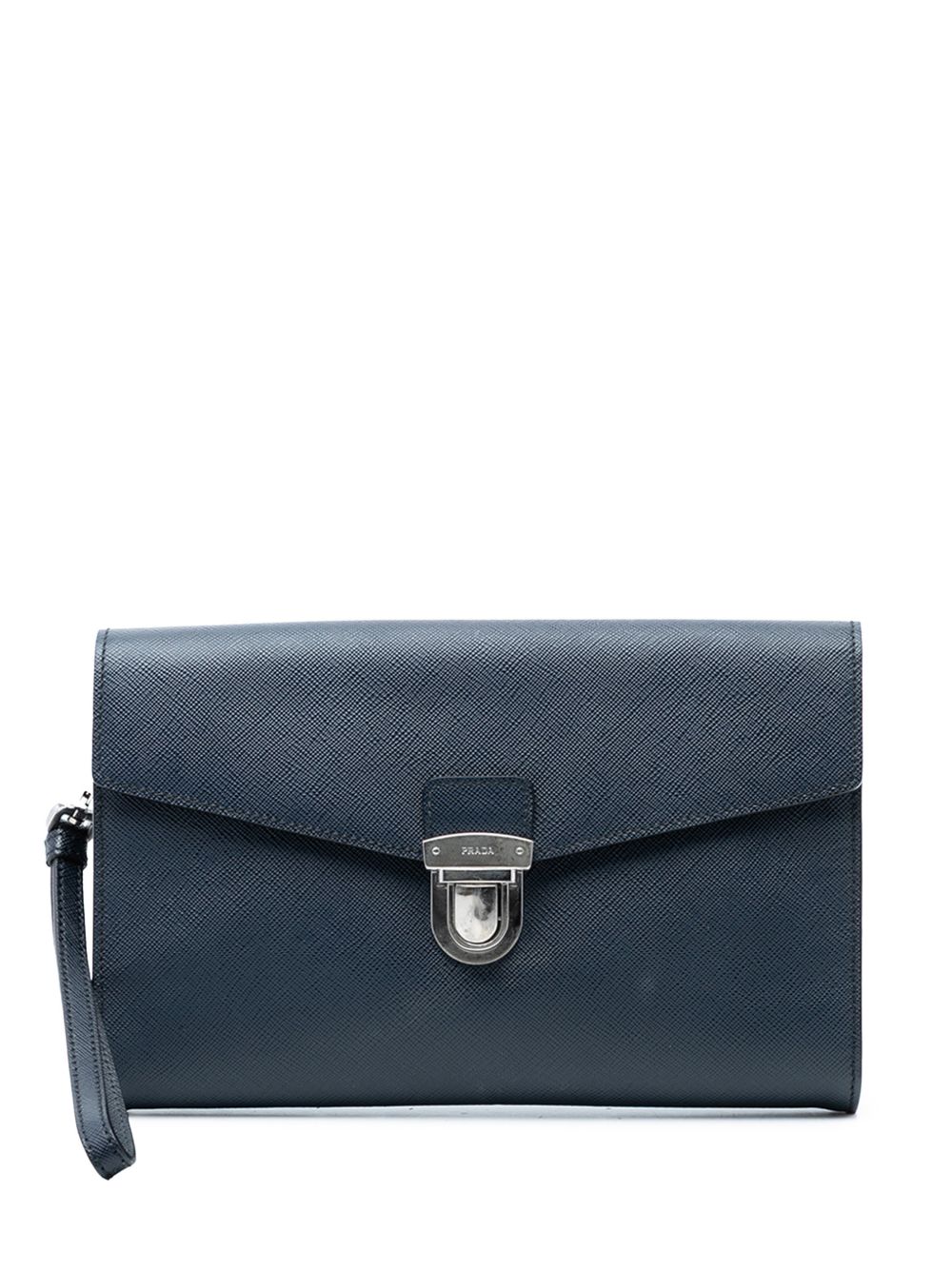 2000-2013 Saffiano Envelope Pushlock clutch bag