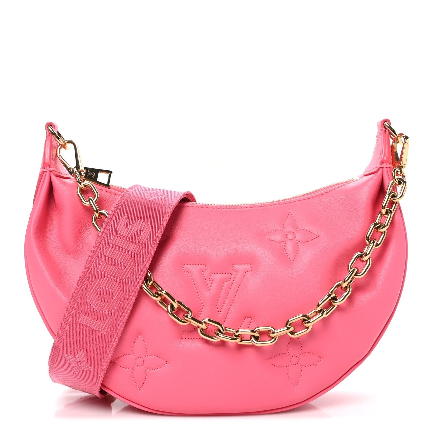 Louis Vuitton Calfskin Bubblegram Over The Moon Dragon Fruit
