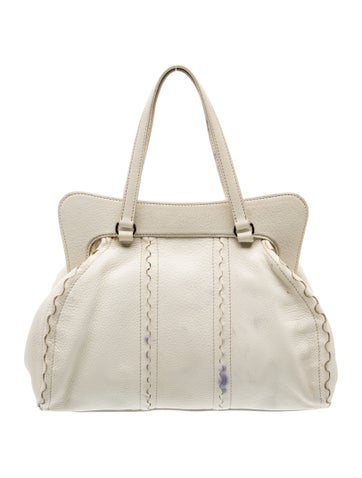Alaia Leather Top Handle Bag