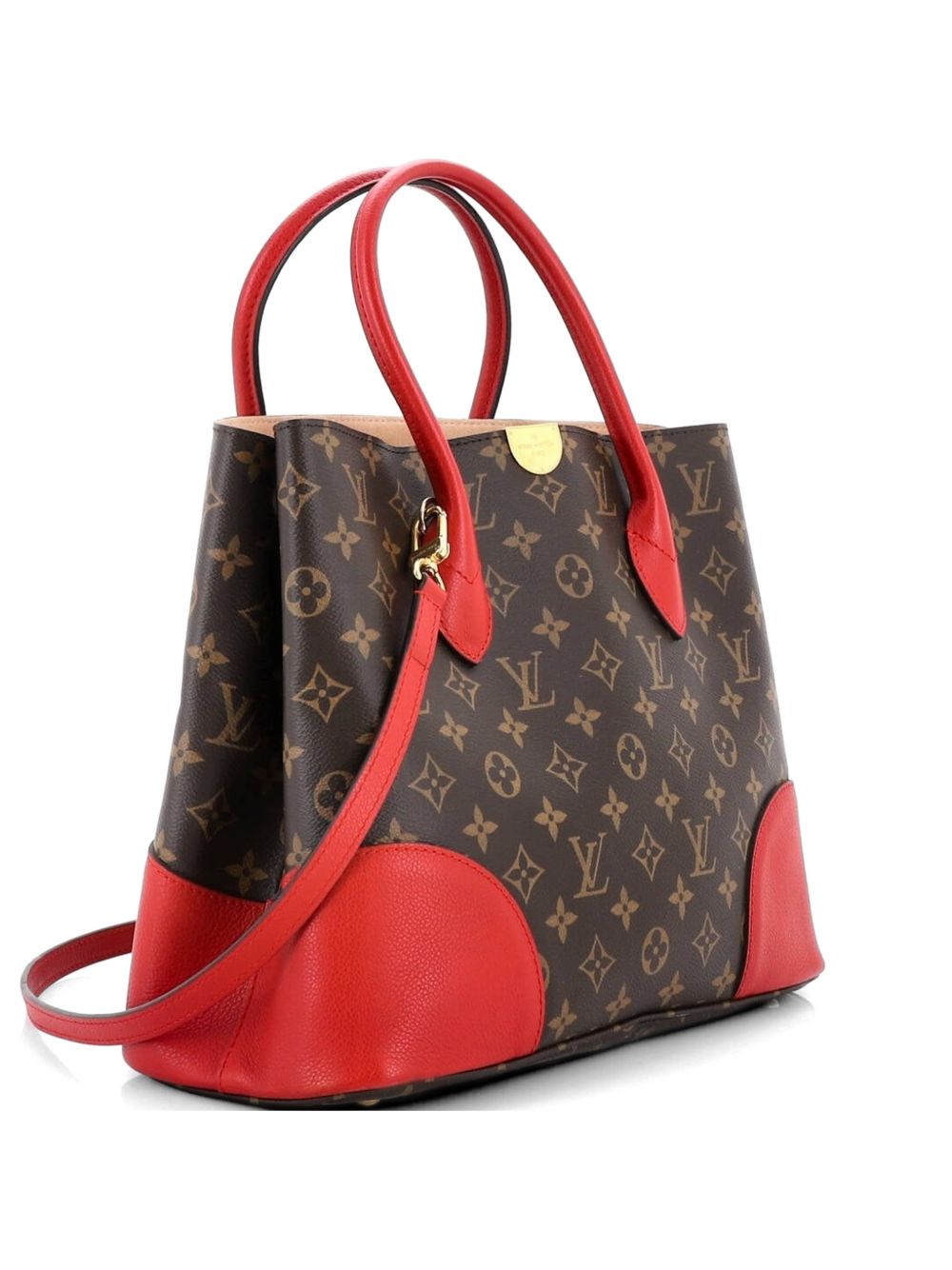 Flandrin Handbag Monogram Canvas and Leather tote bag