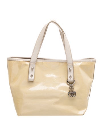 Patent Leather Top Handle Bag