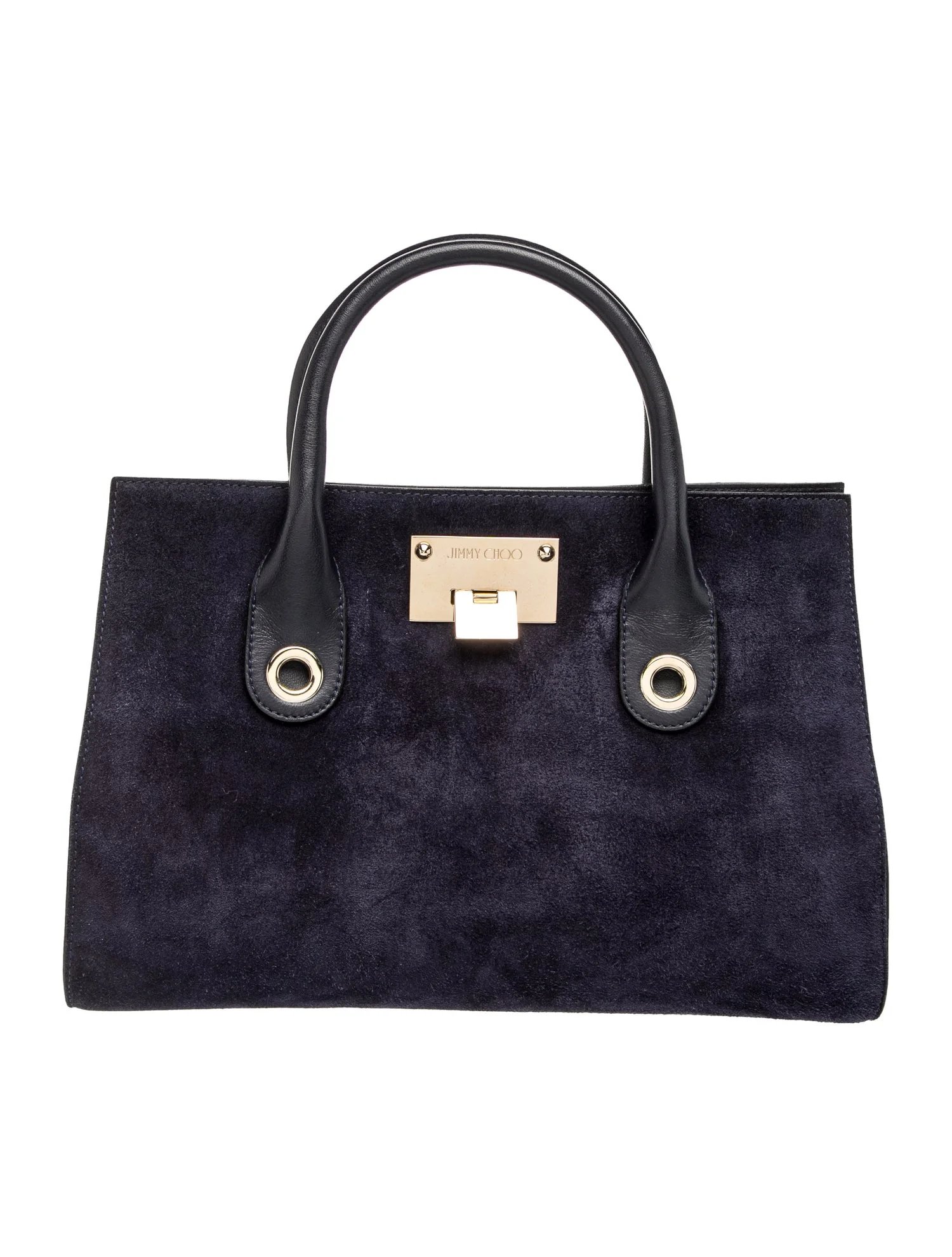 Suede Top Handle Bag