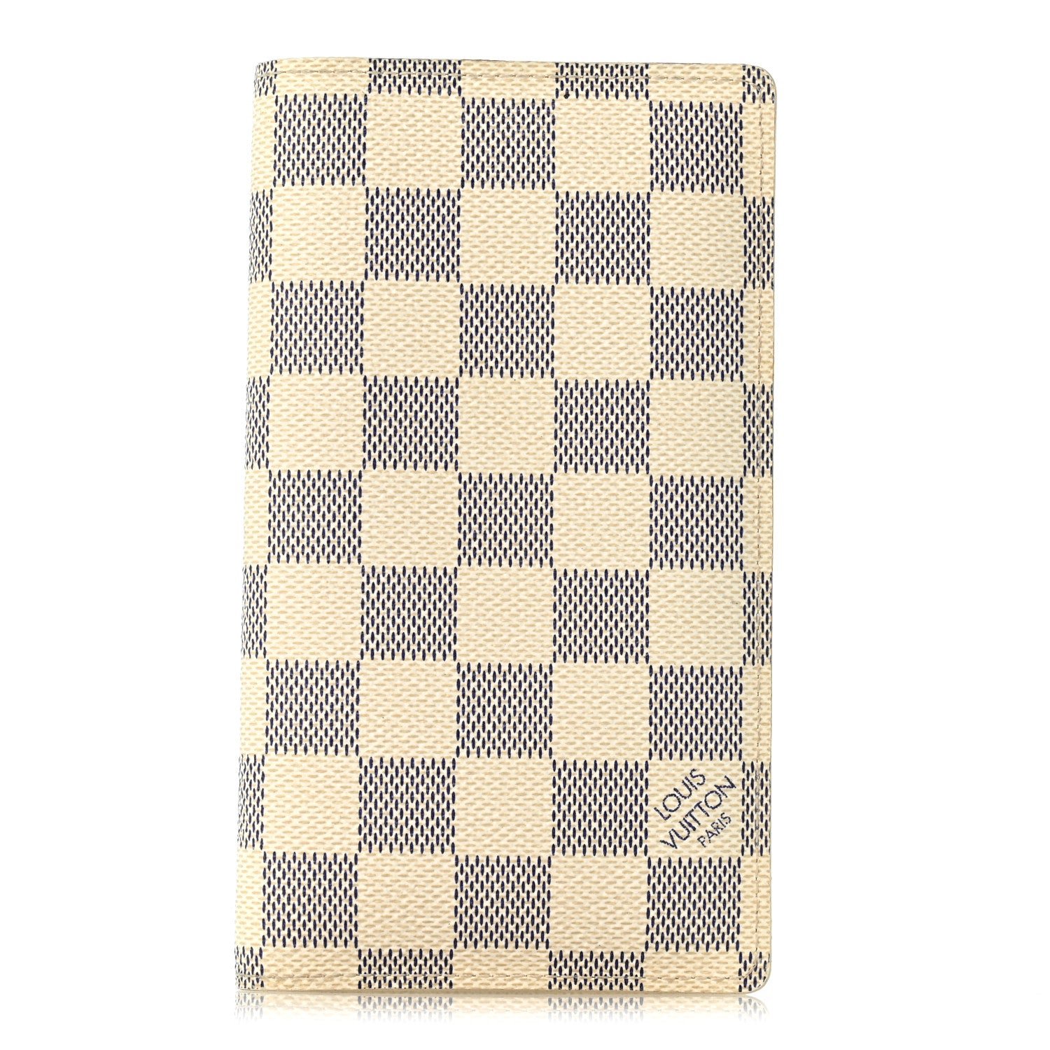 Louis Vuitton Damier Azur Checkbook Cover Wallet