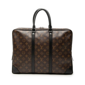 Monogram Macassar Porte Documents Voyage