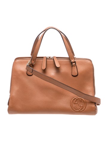 Leather Top Handle Bag