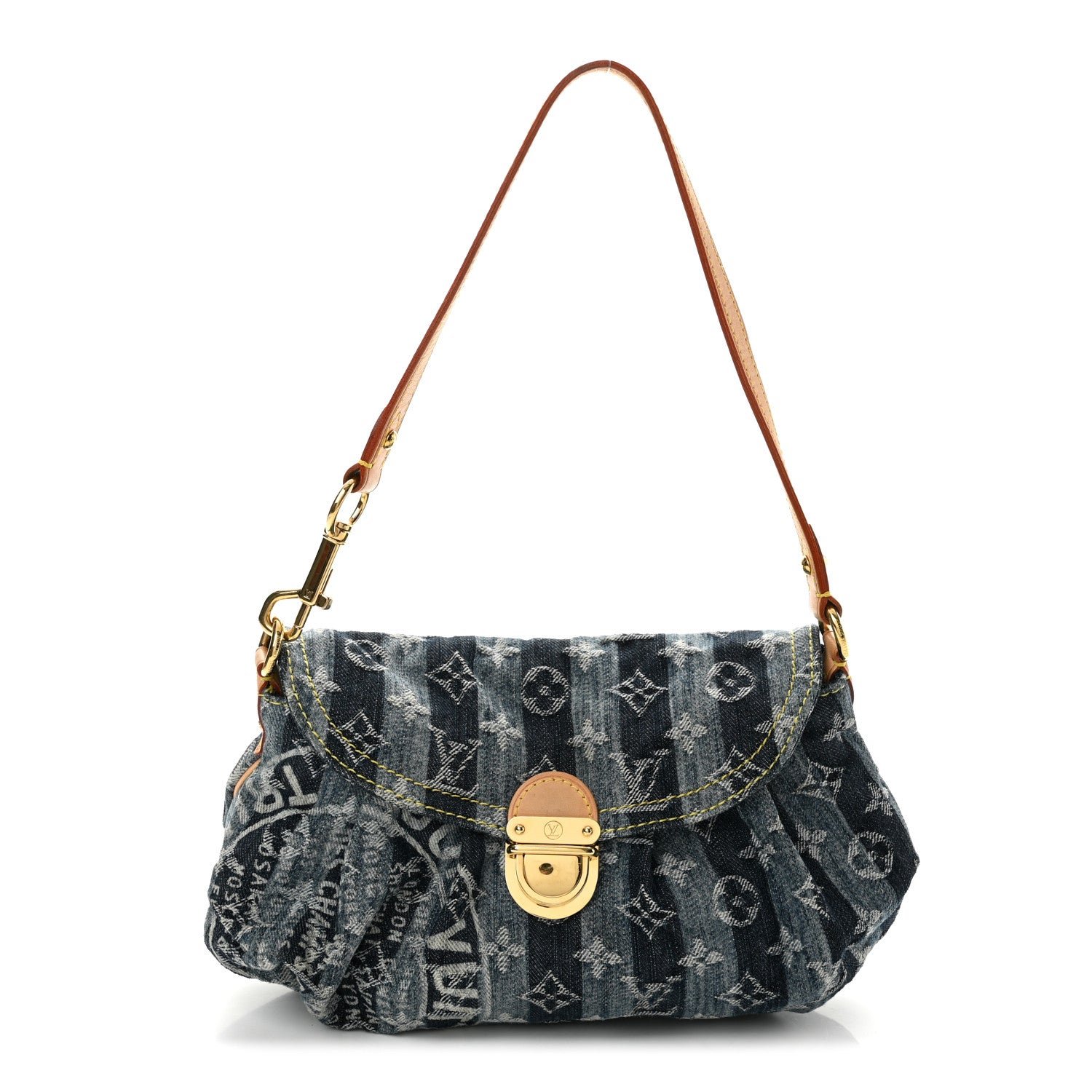 Louis Vuitton Louis Vuitton Denim Raye Mini Pleaty