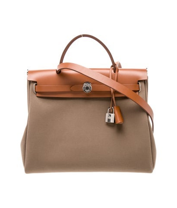 Hermes 2024 Special Order Toile Vache Hunter Herbag Zip 31