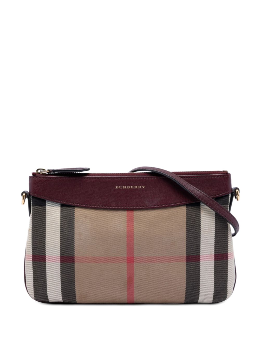 2000-2017 Mega Check Canvas Derby Peyton crossbody bag