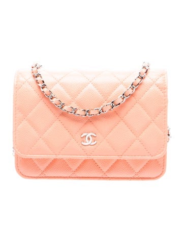 Quilted Caviar Classic Mini Wallet On Chain