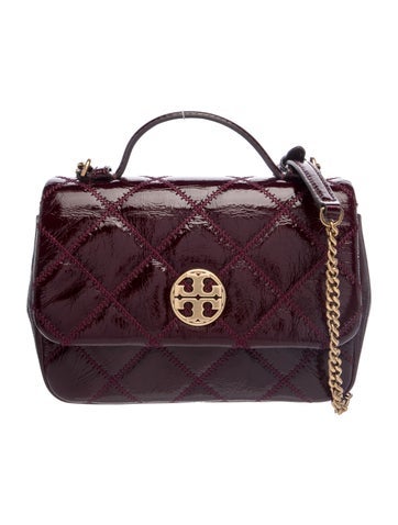 Tory Burch Patent Leather Top Handle Bag
