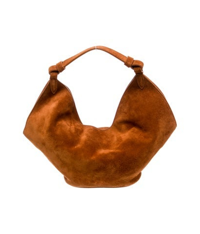 Khaite Suede Top Handle Bag