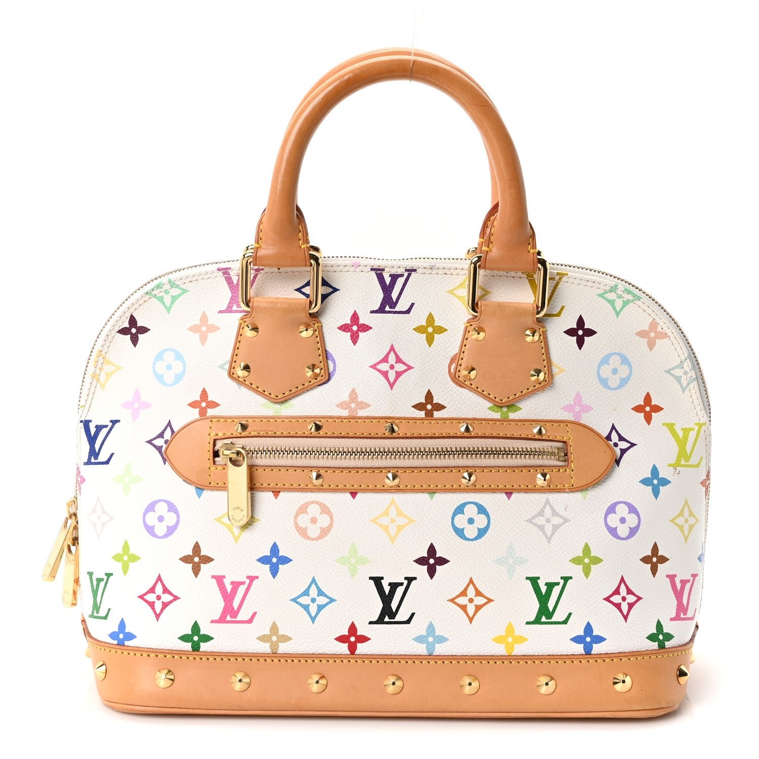 Louis Vuitton Louis Vuitton Monogram Multicolor Alma White