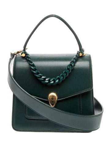 Leather Serpenti Forever Maxi Chain