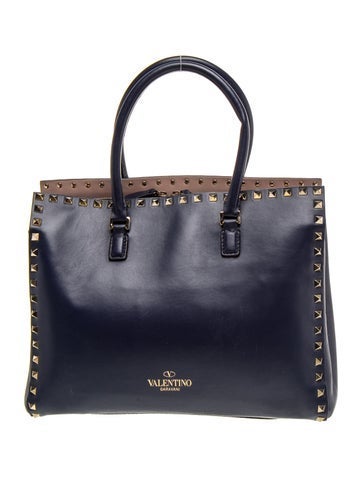 Rockstud Top Handle Bag