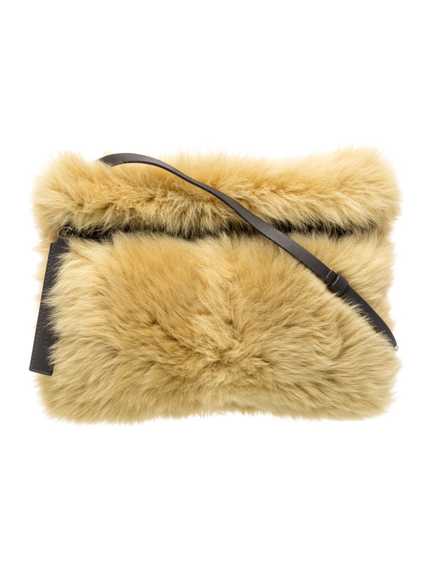 Brunello Cucinelli Faux Fur Crossbody Bag