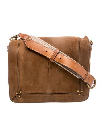 Jerome Dreyfuss Suede Messenger Bag