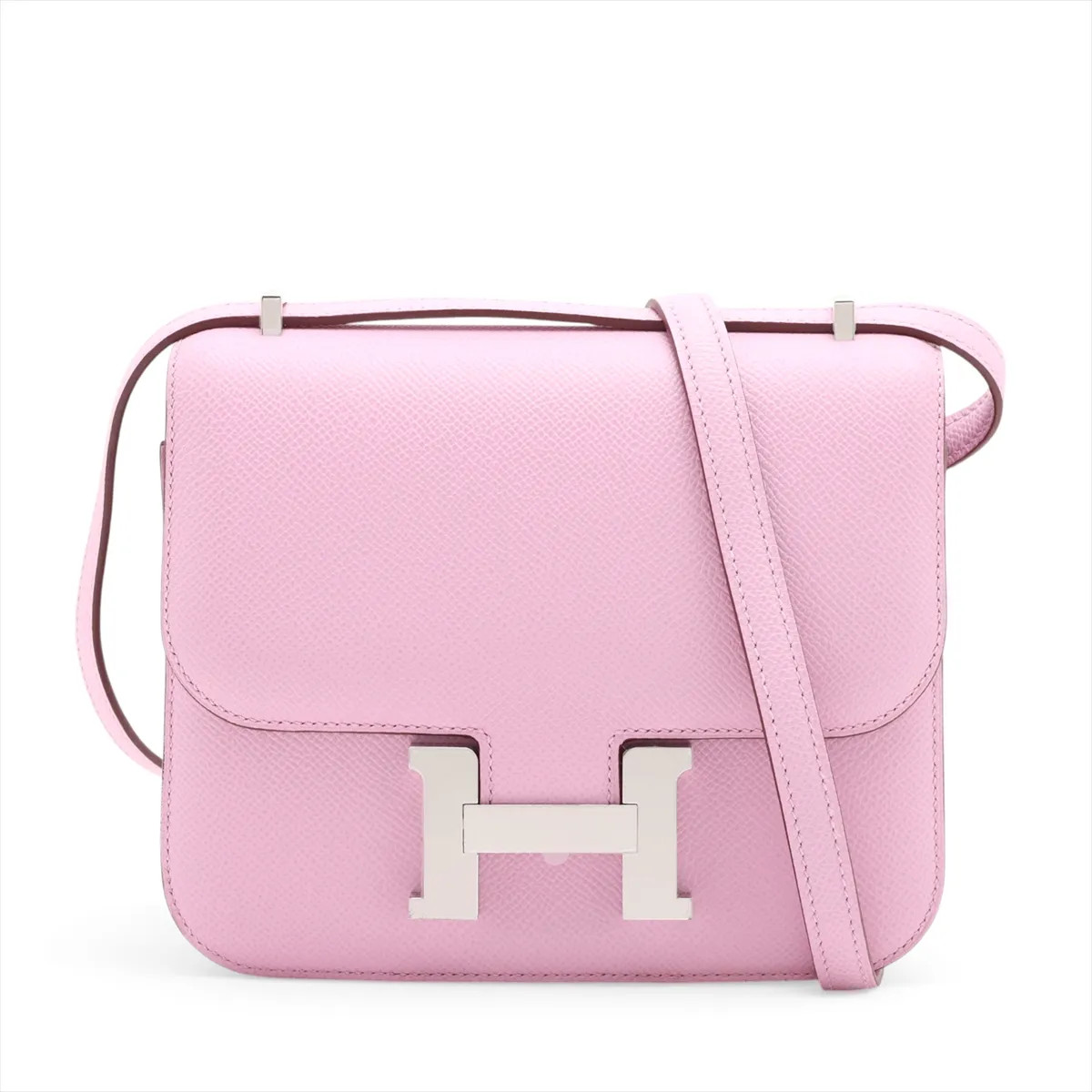 Hermès Constance 3 Mini 18 Miroir Veau Epsom Mauve sylvestre Silver Metal Fittin