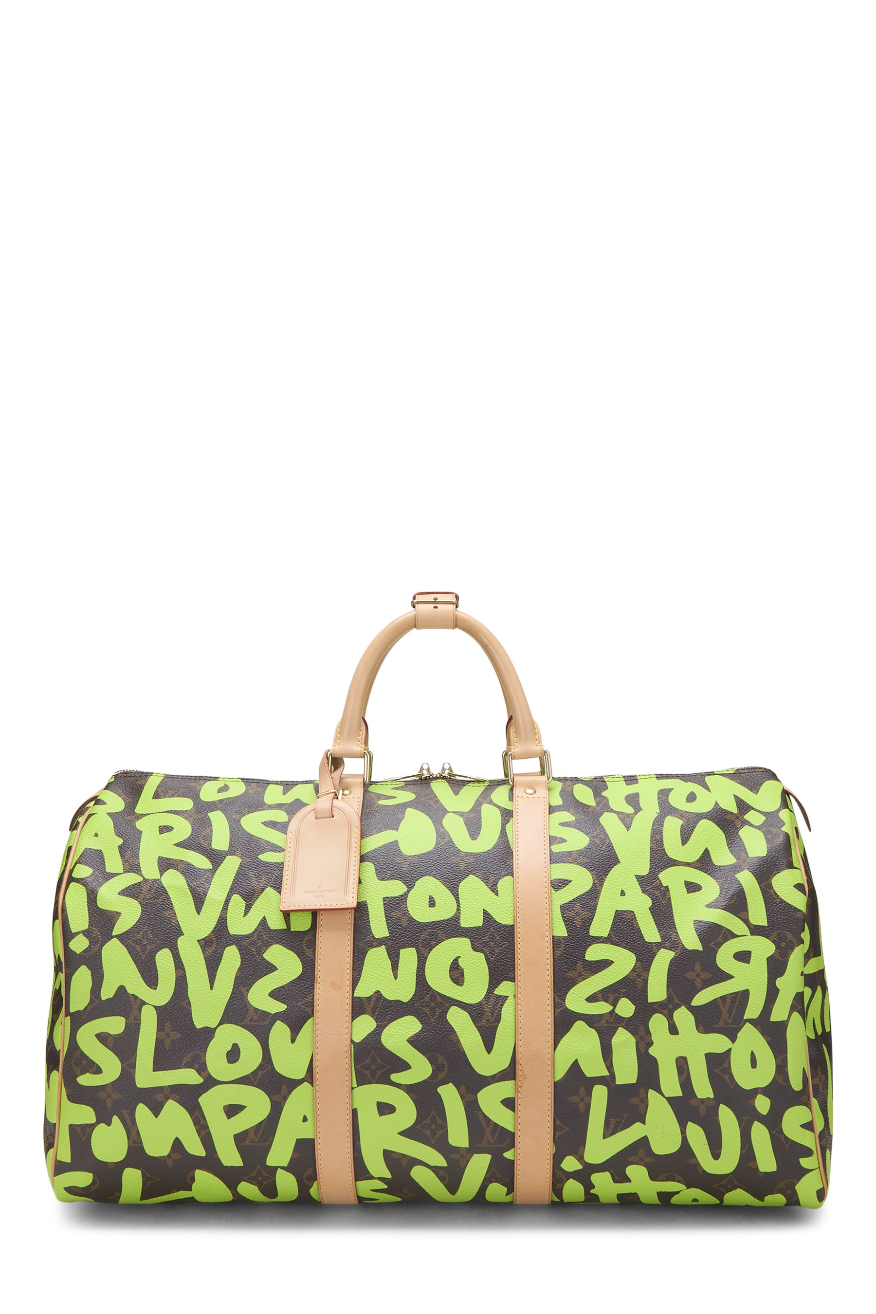 Louis Vuitton Stephen Sprouse x Louis Vuitton Monogram Green Graffiti Keepall 50
