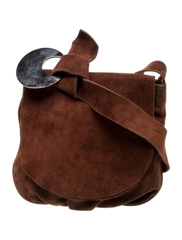 Furla Suede Crossbody Bag