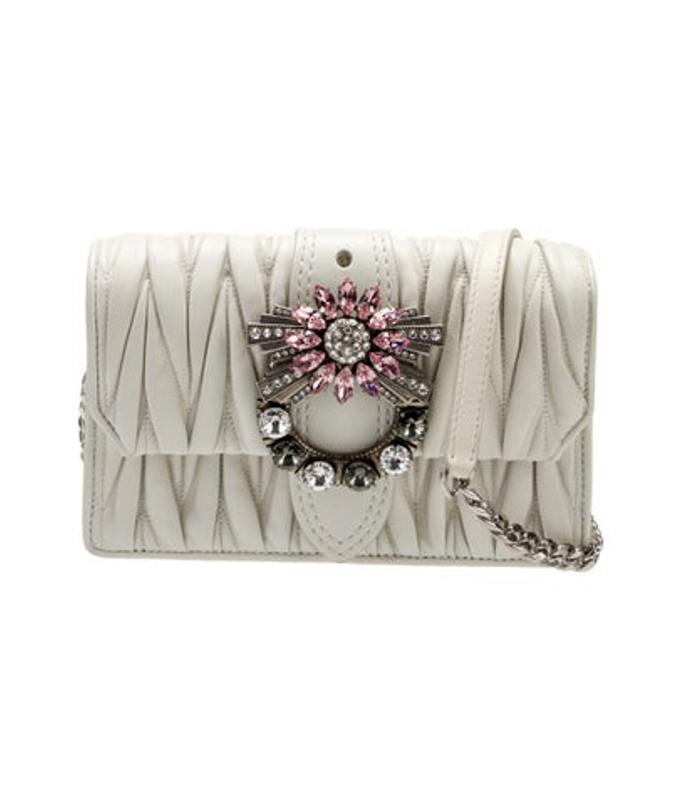 Miu Miu Miu Leather Clutch