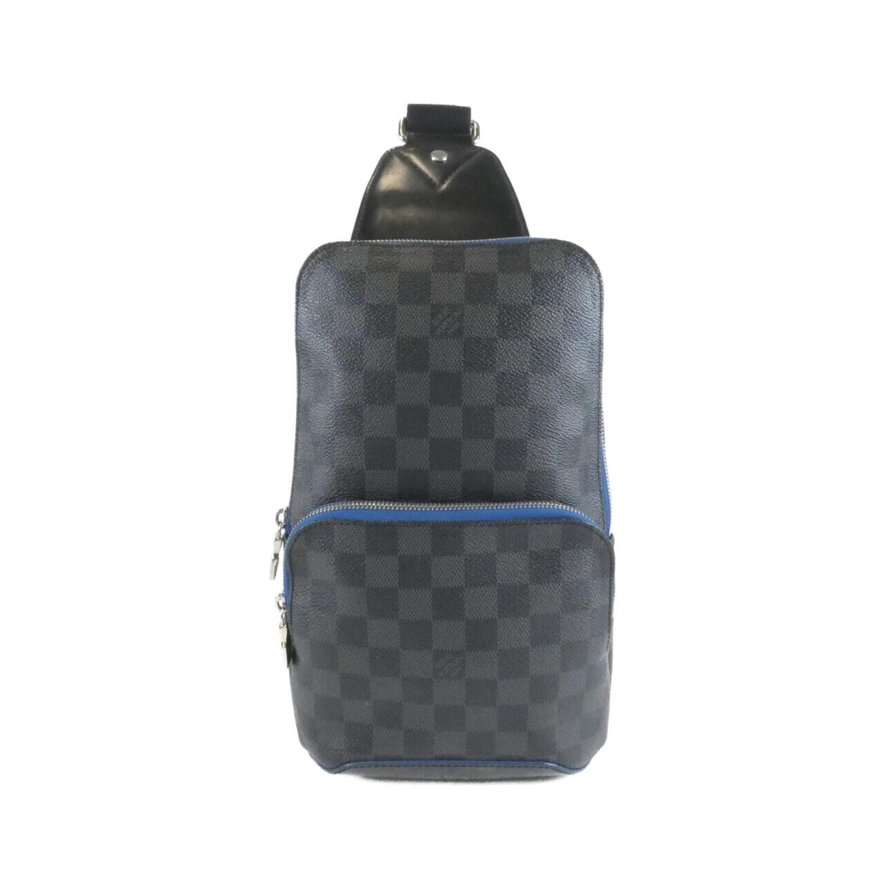 Louis Vuitton Damier Graphite Avenue Sling Bag N40008 Shoulder Bag...