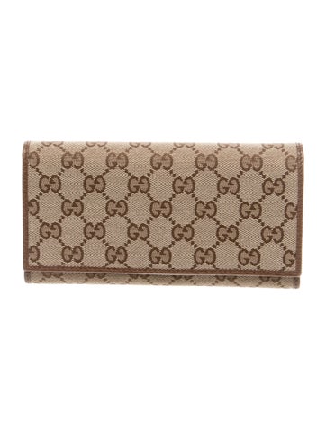 GG Canvas Clutch