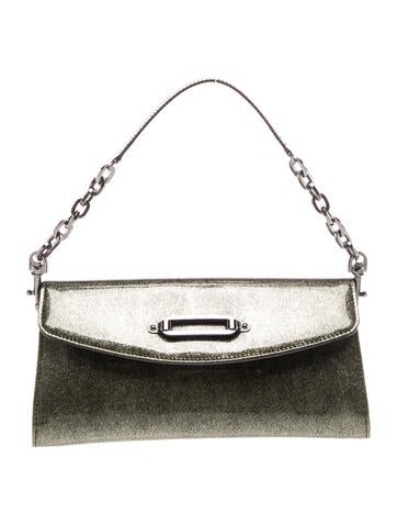 Jimmy Choo Glitter Top Handle Bag
