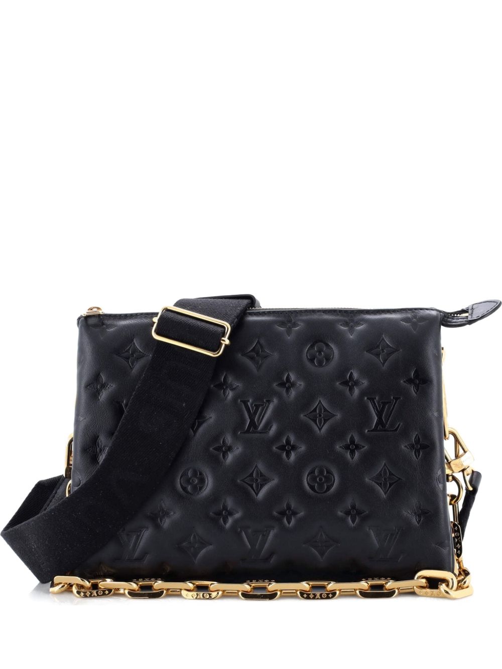 Coussin Bag Monogram Embossed Lambskin PM crossbody bag